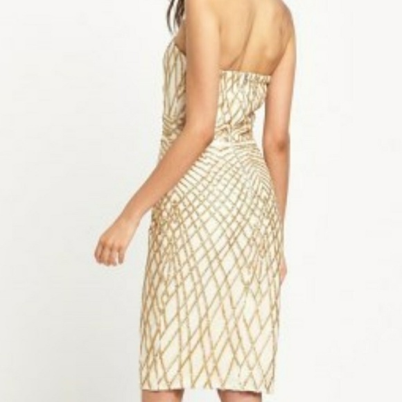 Gold HOLIDAY DRESS - Picture 2 of 4